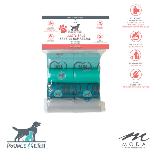 P&F DOG WASTE BAG 160 PCS