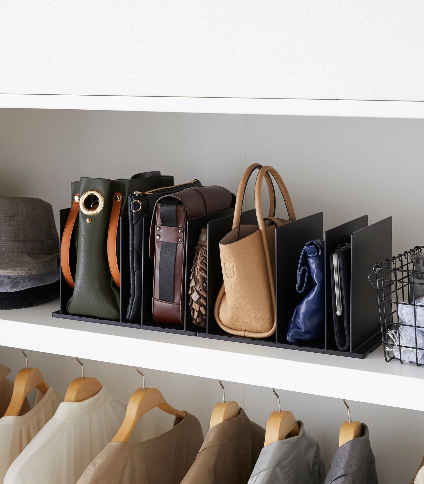 Smart 2-level Bag storage Stand Black