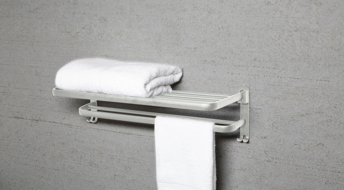 MIKKEL TOWEL RACK ALUMINUM SILVER KD