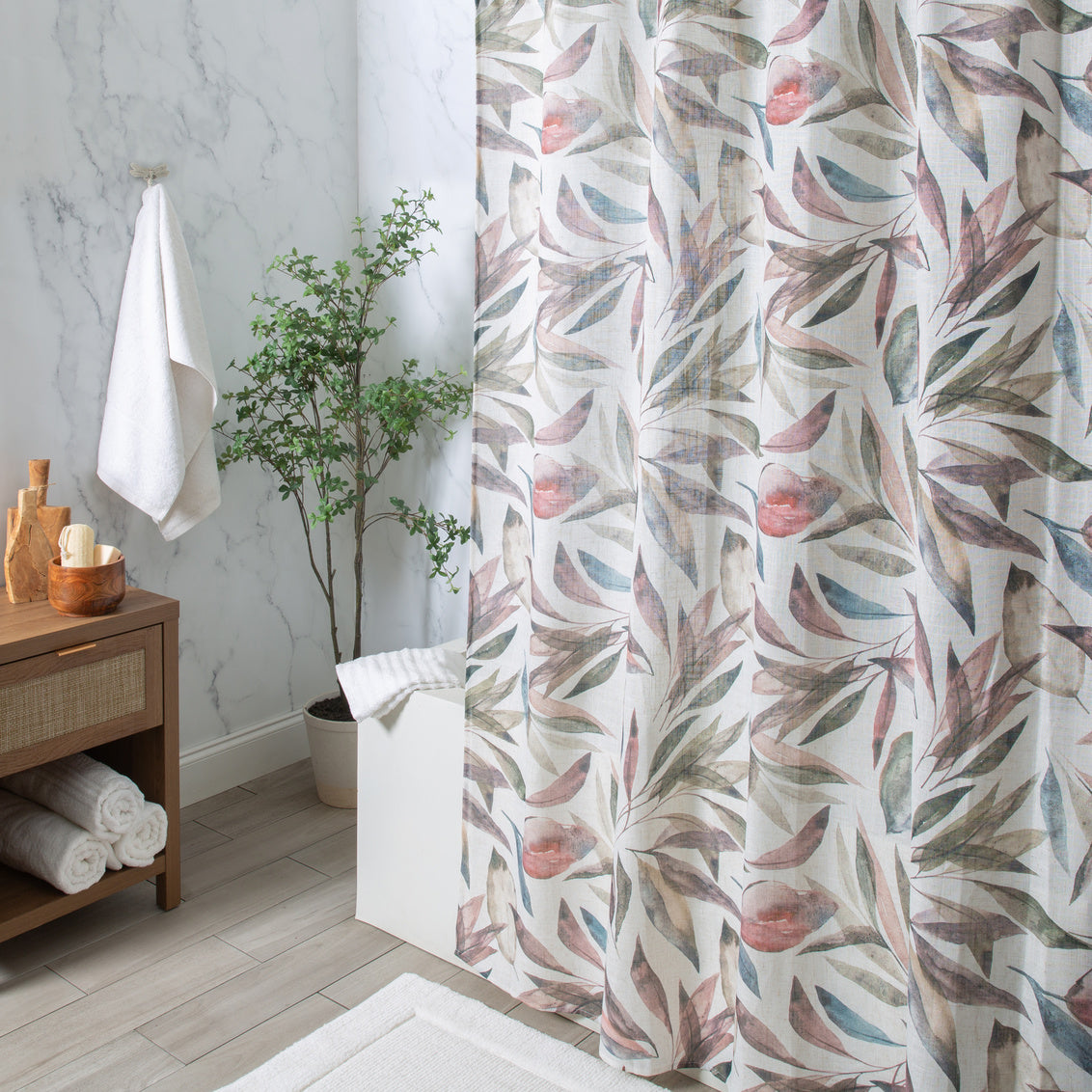 MEREDITH SHOWER CURTAIN FABRIC 72" X 72"