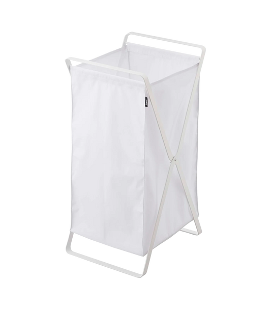 Tower Laundry Hamper, White.