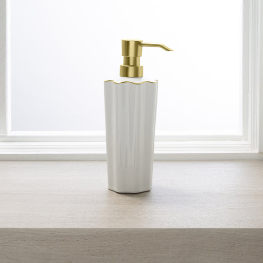 PAVONA LOTION PORCELAIN WHT/GLD 400ML