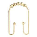CLYDE SHOWER CURTAIN HOOK S/12 Gold