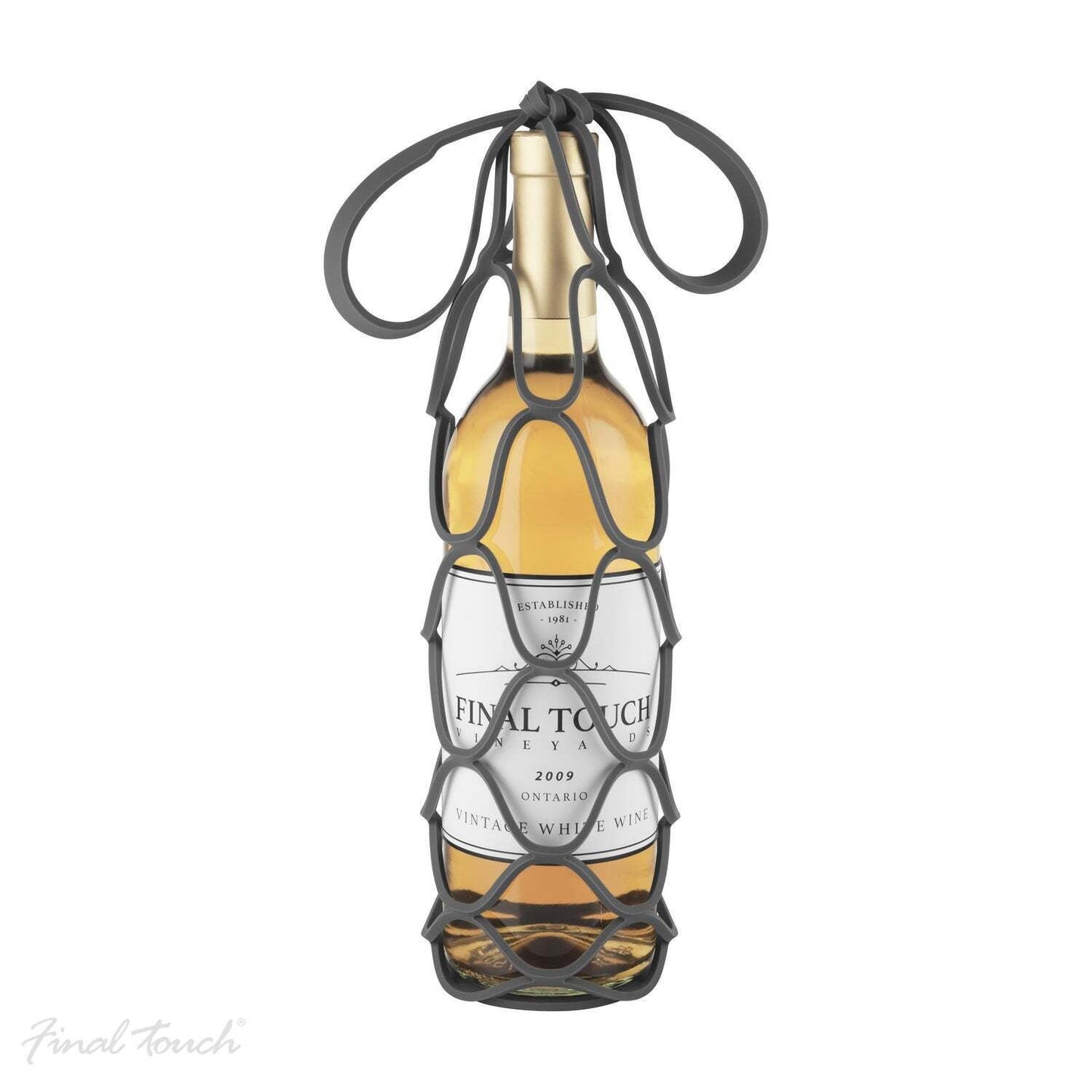 Up&Away Collapsible Silicone Bottle Bag - Grey