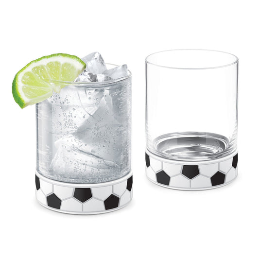 KICK-OFF SOCCER / FOOTBALL TUMBLERS - SET OF 2