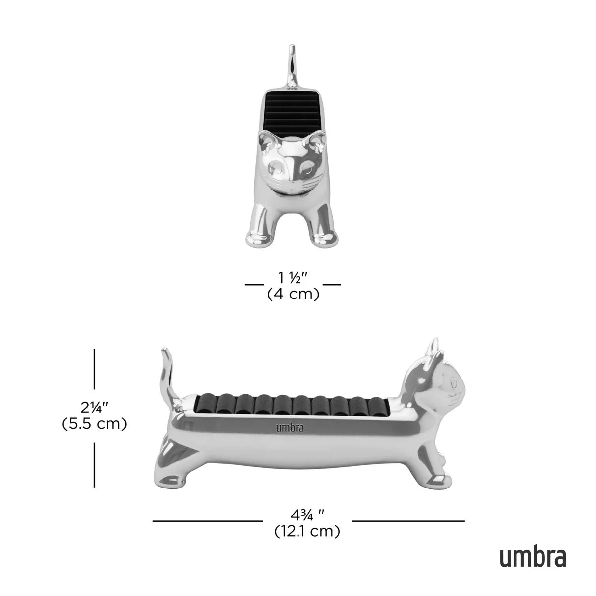 ALI CAT RING HOLDER chrome