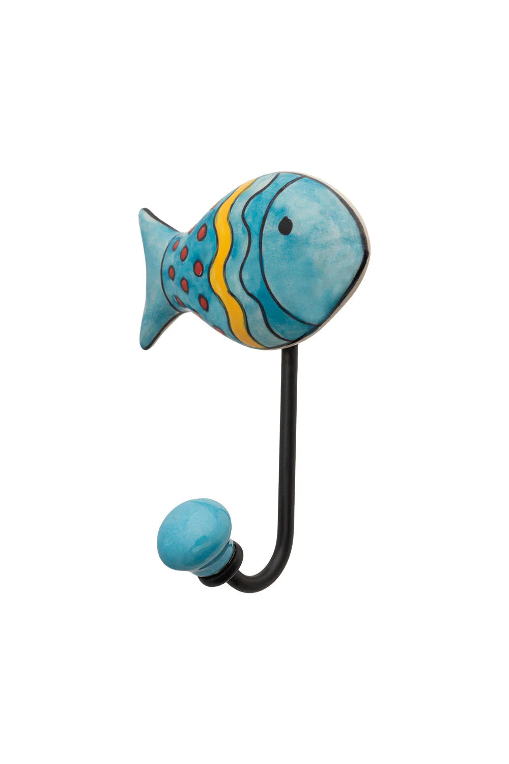 Wall hook FIN FRIENDS blue