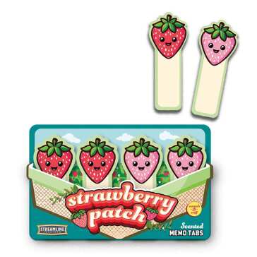 Strawberry memo tabs