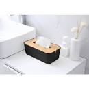 Stowe Tissue Box Bamboo black
