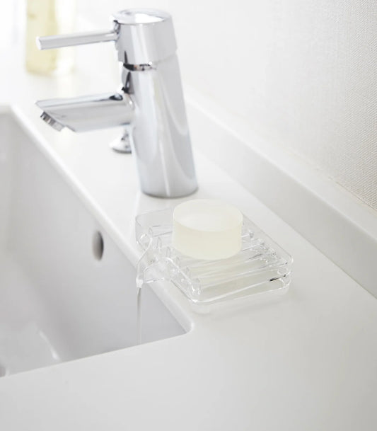 VEIL Self-Draining Soap Tray - Acrylic