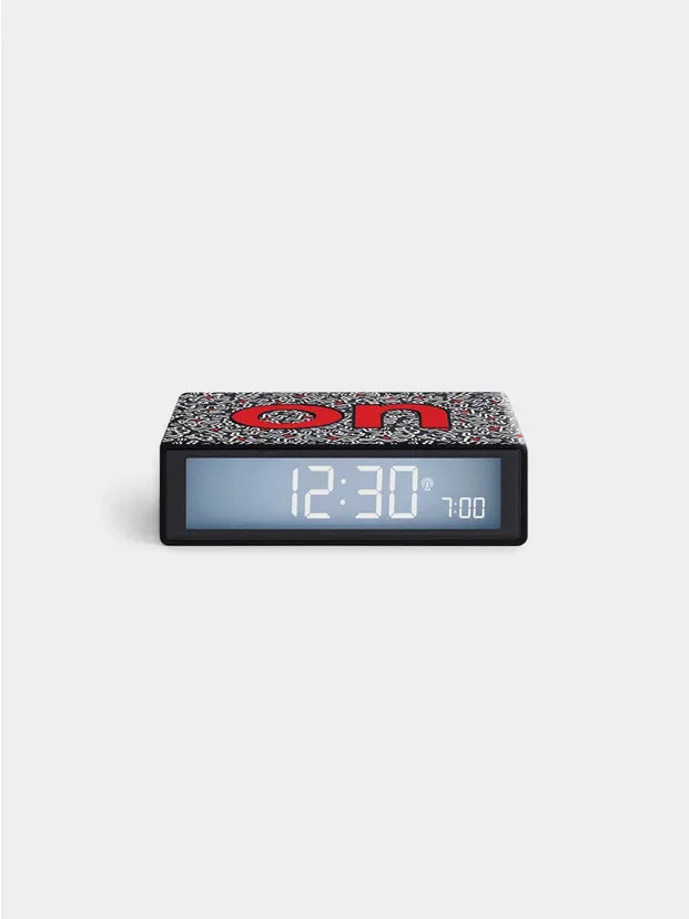 Lexon Flip clock mini Blue