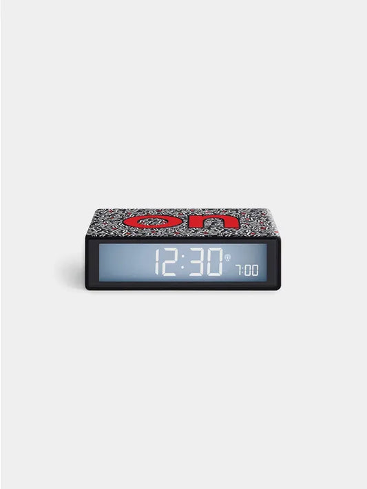 Lexon Flip clock mini Blue