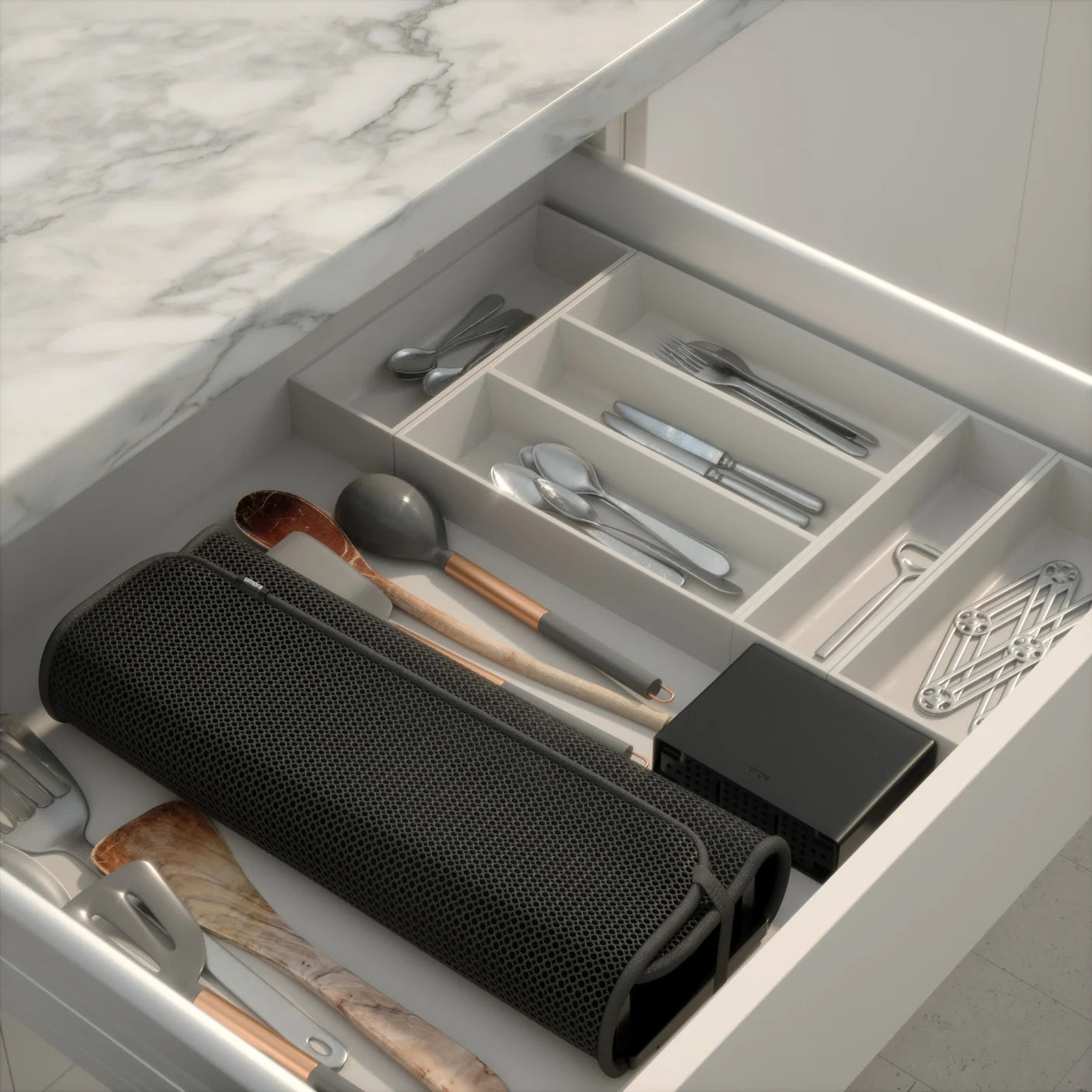 UDRY ULTRA DRYING RACK WITH MAT Black