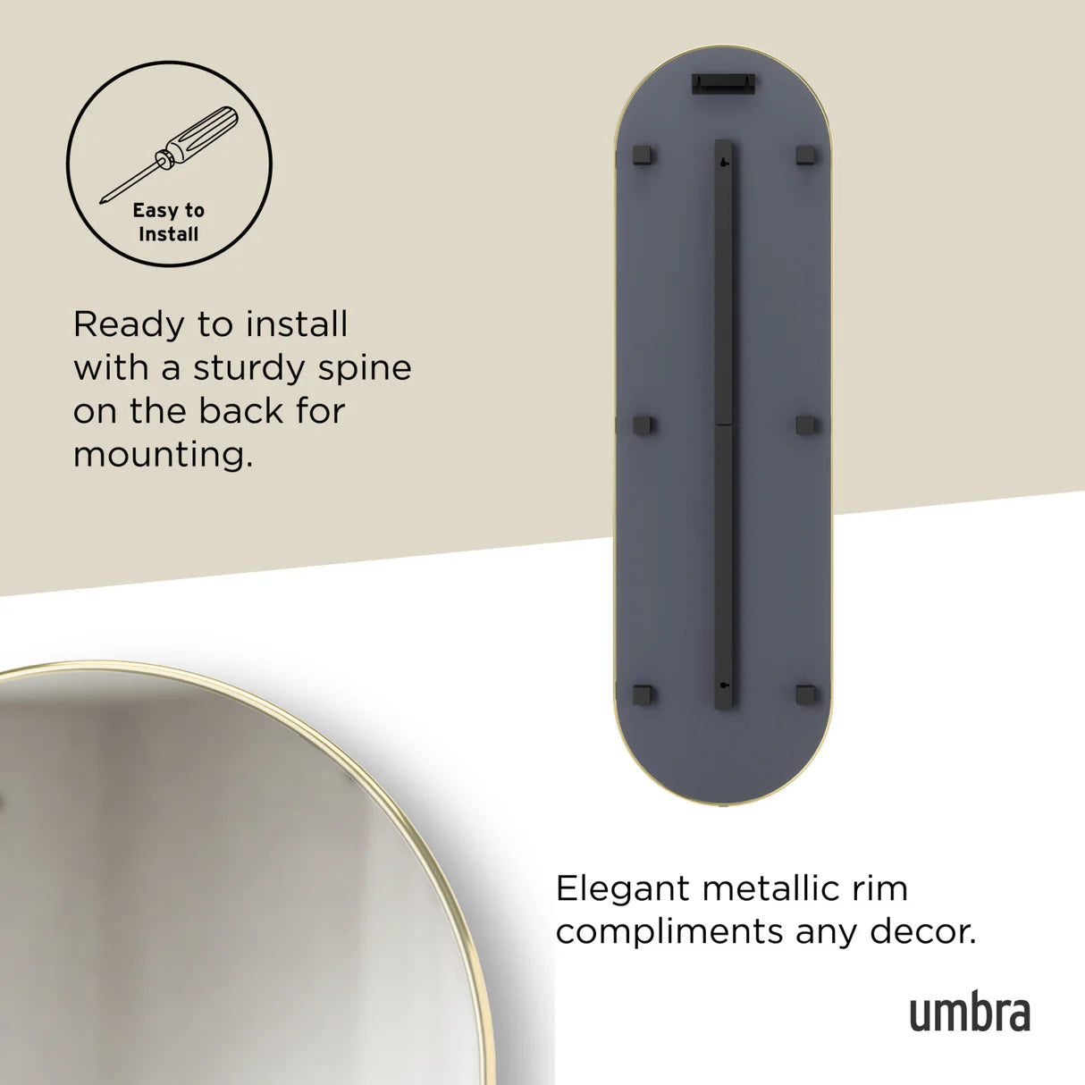 HUBBA PILL MIRROR 62X18