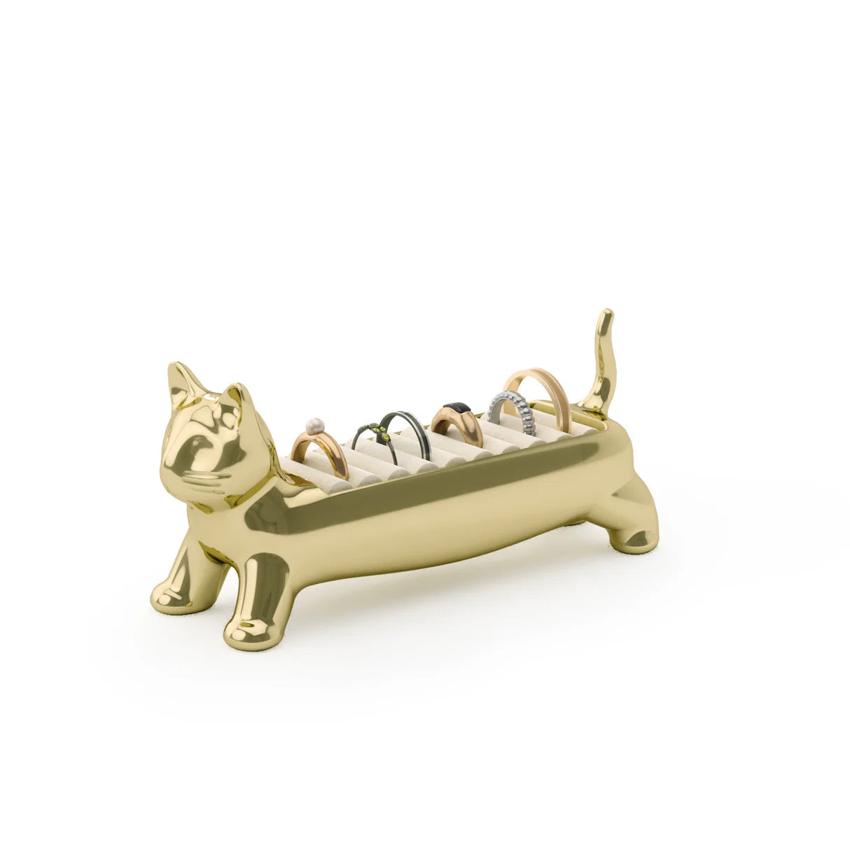 ALI CAT RING HOLDER Gold