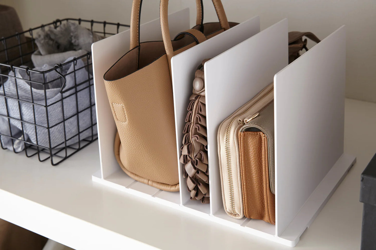 Smart 2-level Bag storage Stand white