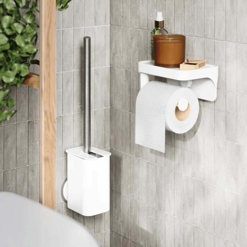 FLEX ADHESIVE TOILET PAPER HOLDER