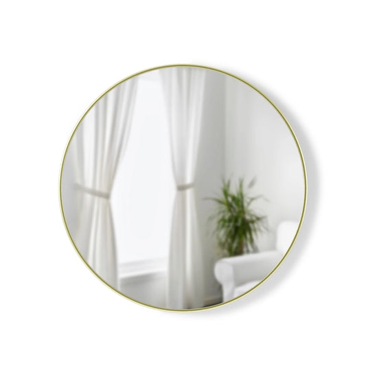 Hubba Wall Mirror brass