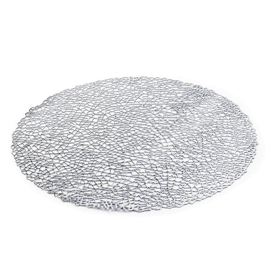 Placemat Round silver