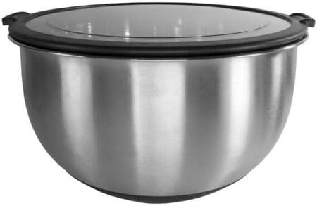 Anti-Skid Bowl SS/Transparent Lid 1.5L/1.5Q