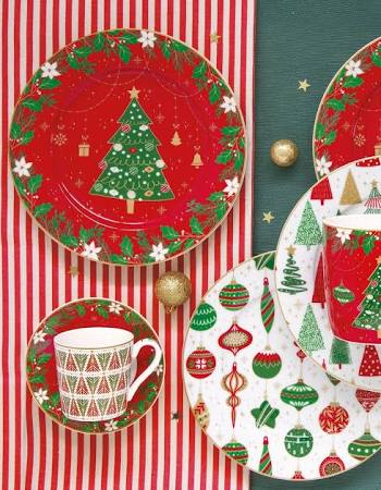 Jingle Bells Stacking Mugs Set of 4