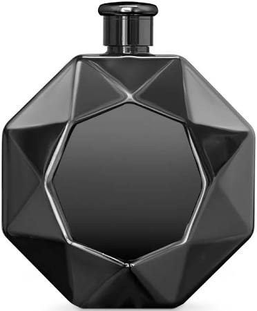 LUXE DIAMOND FLASK - BLACK CHROME