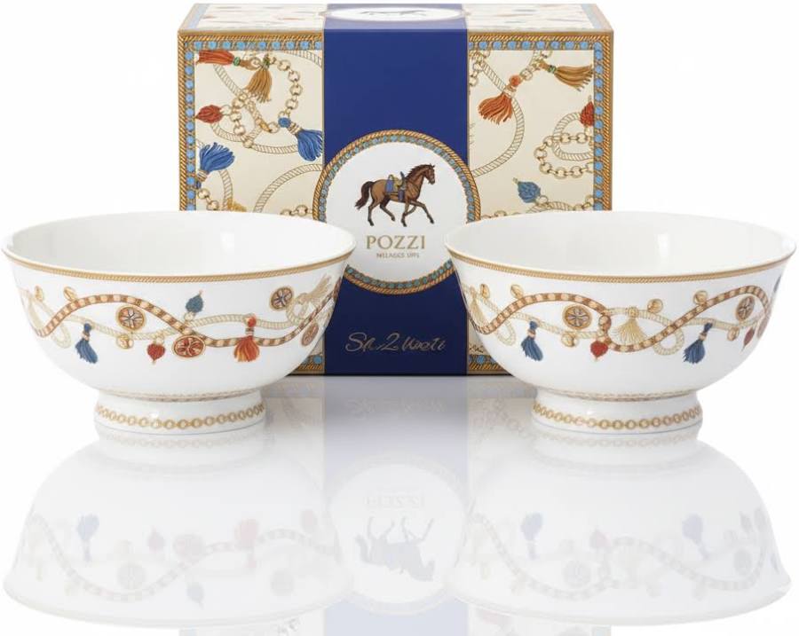Pozzi Milano - CHEVAL - Set of 2 Bowls | 11cm
