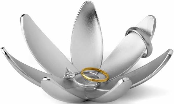 Magnolia Chrome Ring Holder