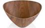 FAUX WOOD Triangle Bowl Polystyrene