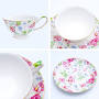 Set 2 coffee cups and saucers