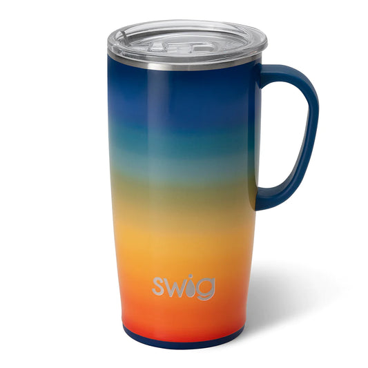 Retro Rainbow Travel Mug (22oz)