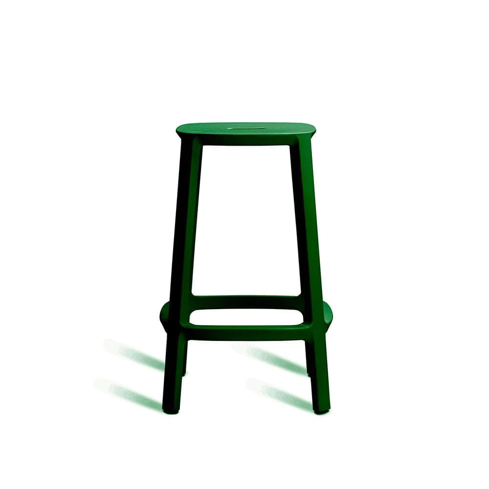 Toou Cadrea Counter stool dark green