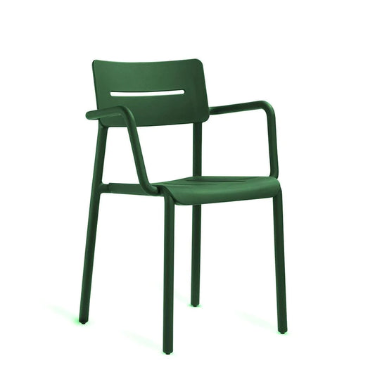 TOOU Outo - Chair with Arms, Dark green