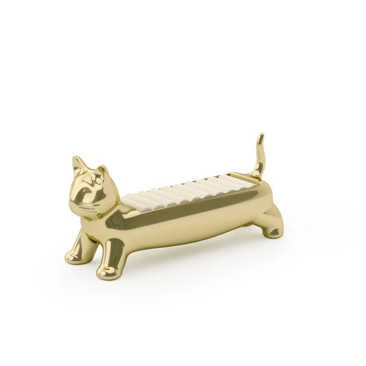 ALI CAT RING HOLDER Gold