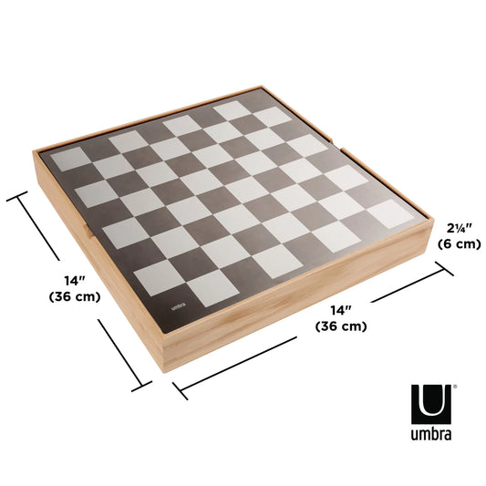 Buddy chess set Natural