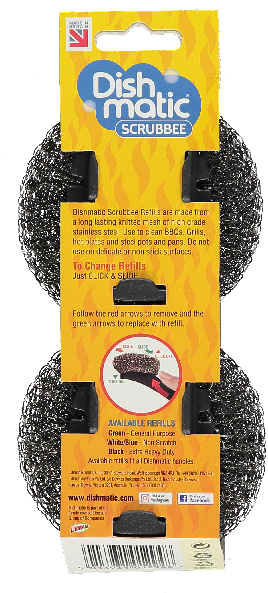 DISHMATIC Heavy Duty Refills 2/PK