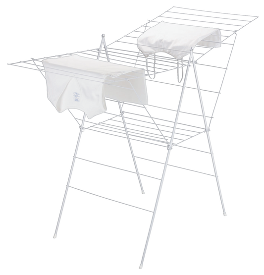 Large Folding Clothes Dryer Rack white