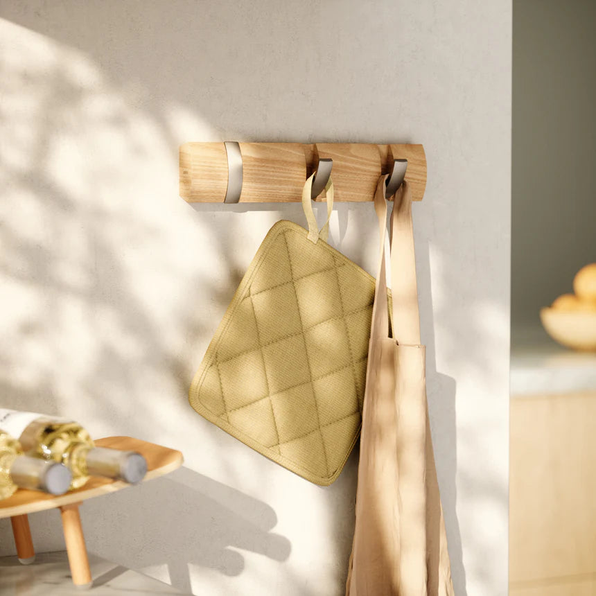 Flip 3 Wall Mounted Hook Natural