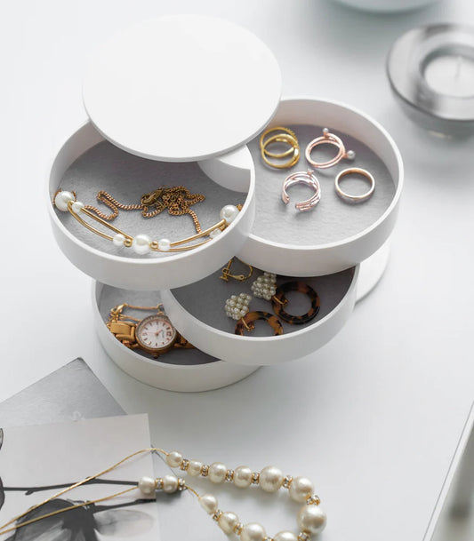 Stacked Jewelry Box - Open Trays