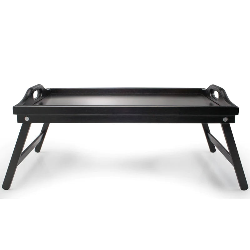 Bamboo Folding Breakfast Tray BLACK