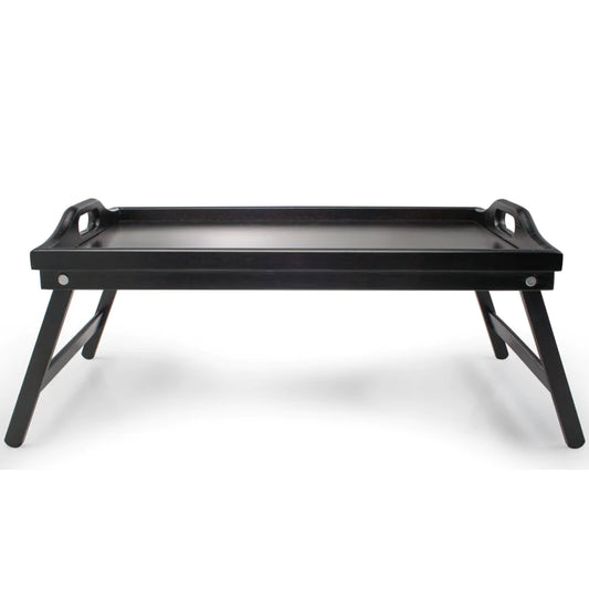 Bamboo Folding Breakfast Tray BLACK