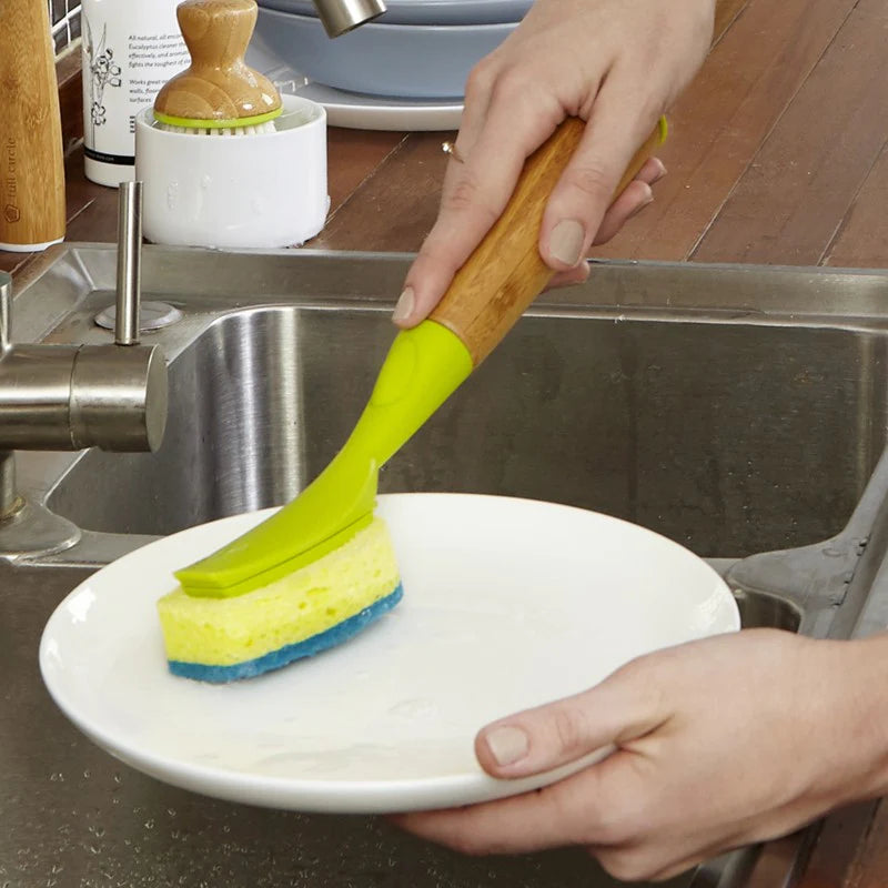 Soap Dispensing Dish Sponge Full Circle