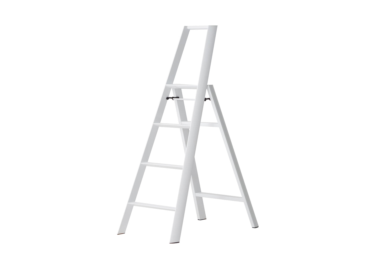 Lucano Step stool 4 step with handle White