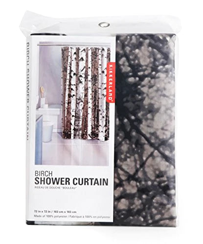 Shower curtain Birch 72x72