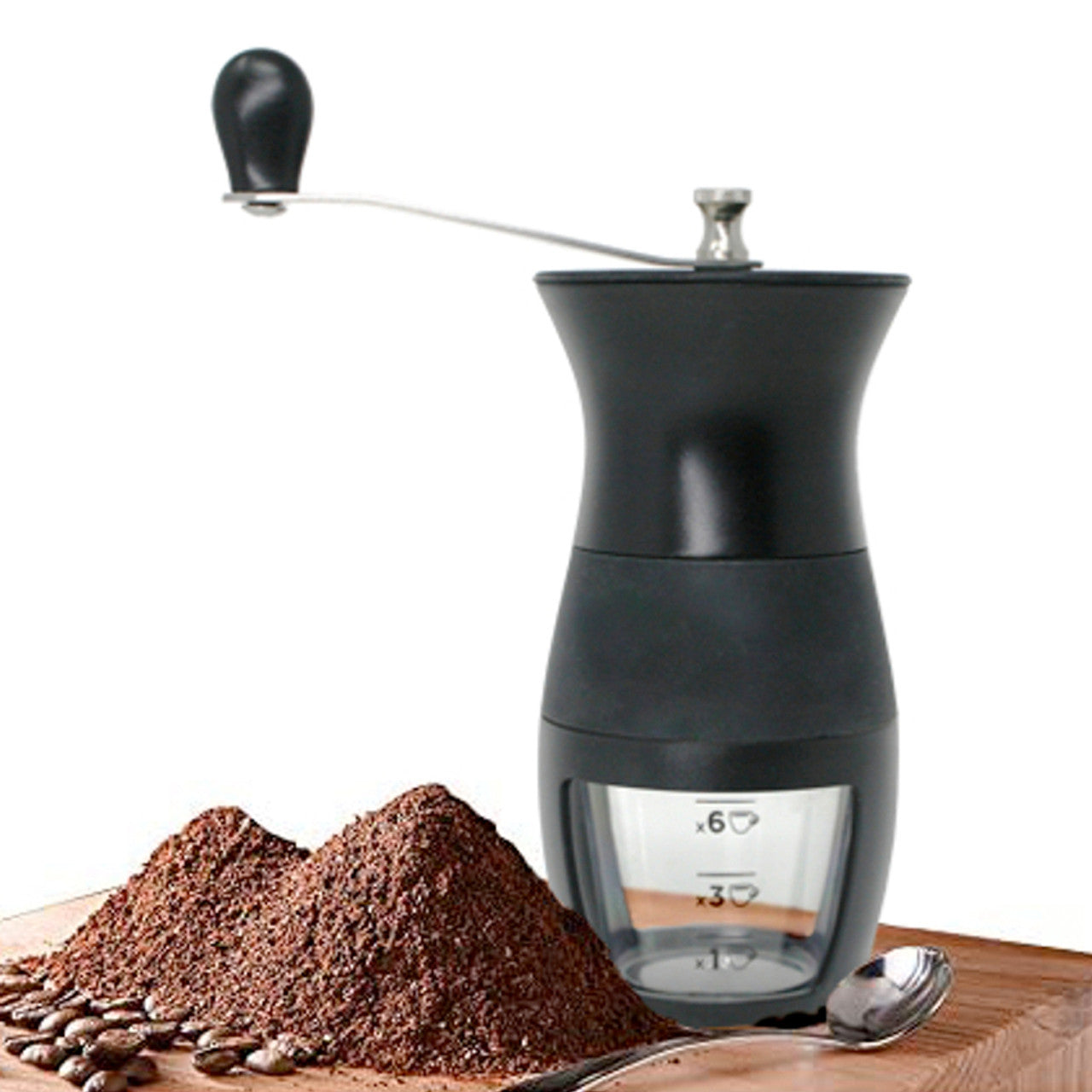 Manual Adjustable Coffee Grinder Black