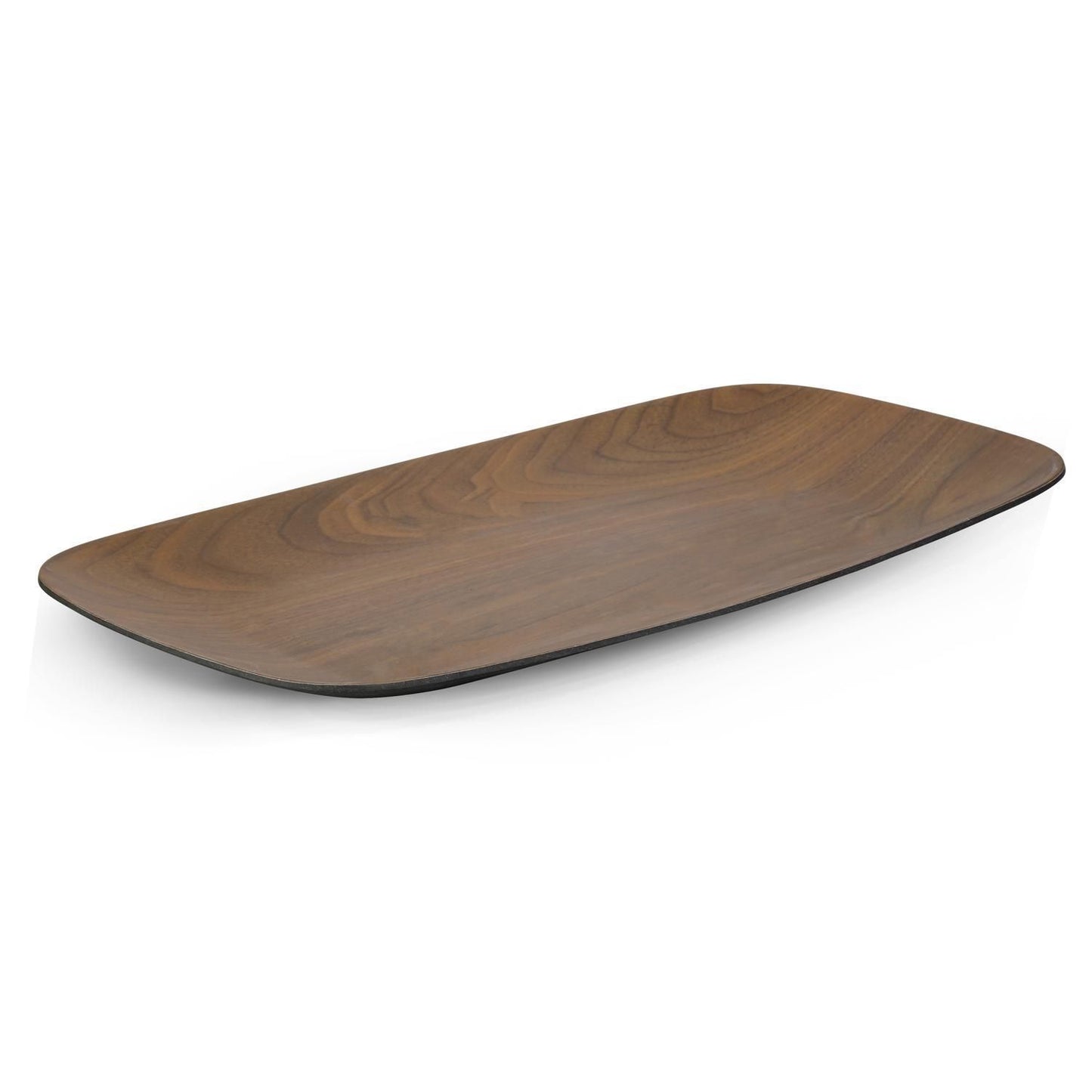 Bamboo Tray, BROWN/COFFEE Walnut 30 cm