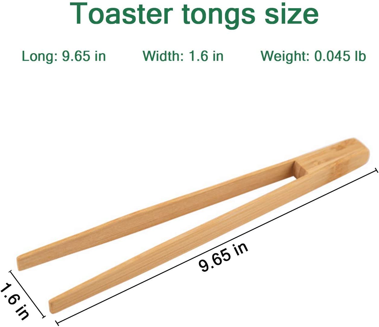 Toast & More Bamboo tongs