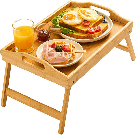 Bamboo Folding Breakfast Tray NATURAL