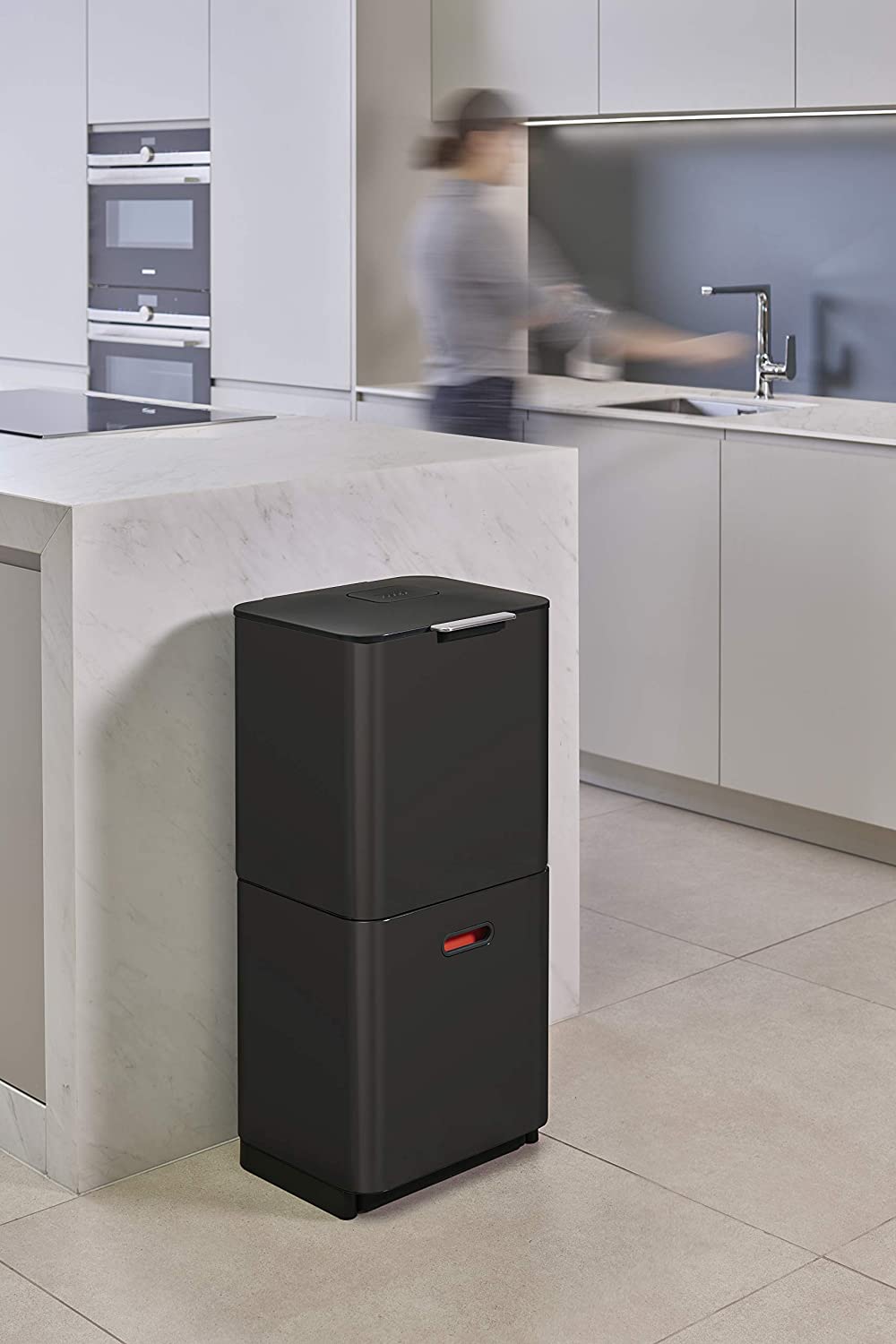 Totem Max 60L Recycling Bin CARBON BLACK