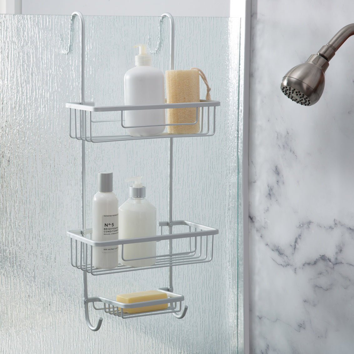 Aluma shower Caddy over the  door